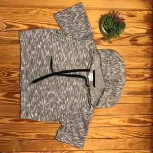 Girls Cropped Short Sleeved Hoodie/Shirt